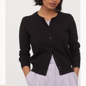 H&M Black Cardigan Size 34/US 4